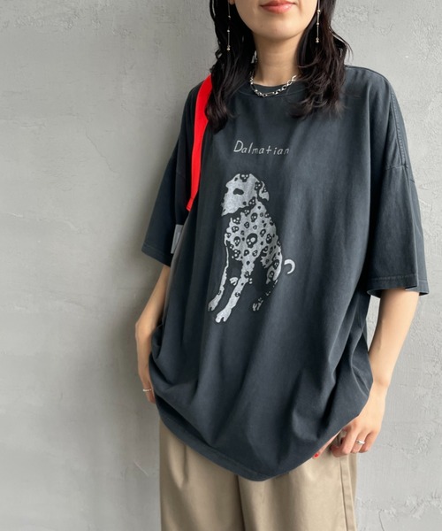 REMI RELIEF - REMI RELIEF / レミレリーフ | TIGER Tシャツ | L | ダークグレー | レディース 中古・古着通販】REMI RELIEF (レミレリーフ) TIGER Tシャツ