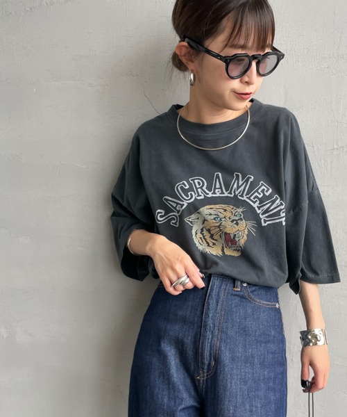 未着用 REMI RELIEF/レミレリーフ　 SANTAFE Tシャツ レミレリーフ 別注 BC16/天竺Tシャツ SANTA FE REMI RELIEF 2025