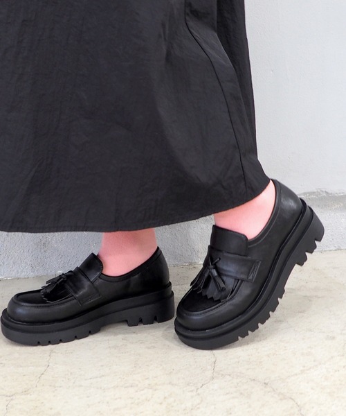 にゃんちゅう タッセルローファー HARUTA】 ハルタ TASSEL LOAFER タッセルローファー 921 BLACK
