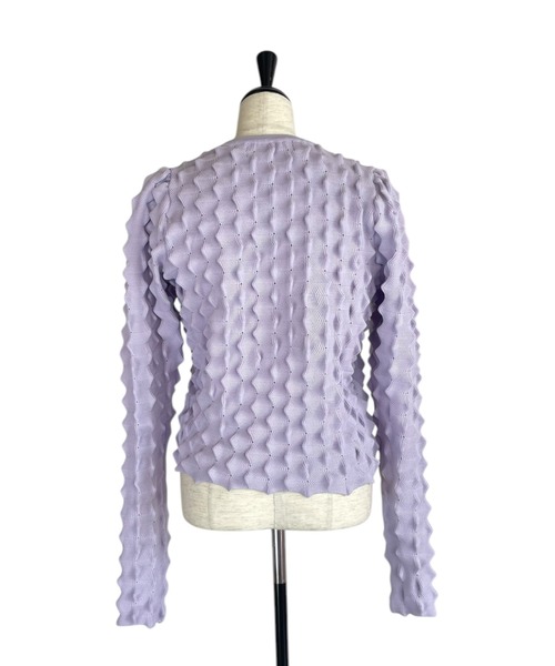 HONEY MI HONEY（ハニーミーハニー） カーディガン spiky knit puff