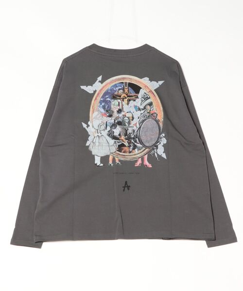 「AIVER」 長袖Tシャツ LARGE ホワイト メンズ