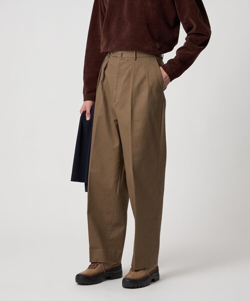 STEVEN ALAN スラックス 「Steven Alan」 ドリル インツープリーツ