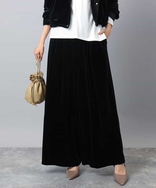 MK MICHEL KLEIN（エムケー ミッシェルクラン） パンツ スノーベロア