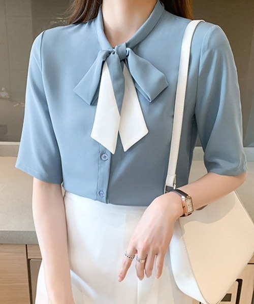 「Miniministore」 半袖ブラウス X-LARGE ホワイト レディース