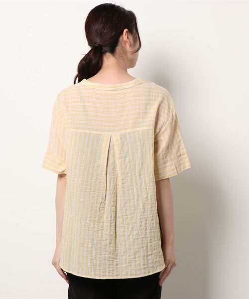 「MB mint breeze」 半袖ブラウス M グリーン レディース_画像3