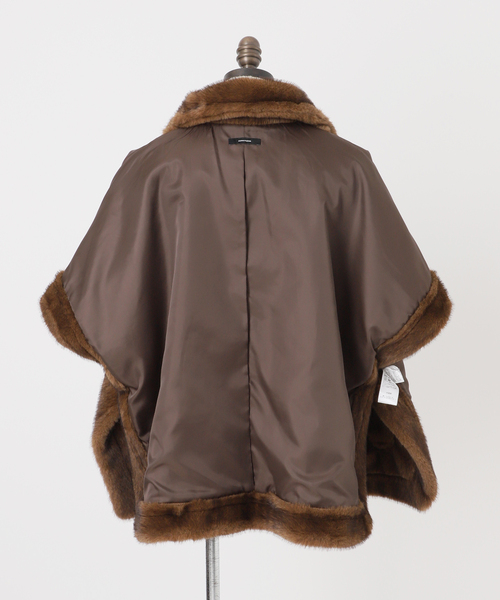 JOURNAL STANDARD ポンチョ Mink Like Fur Poncho レディース