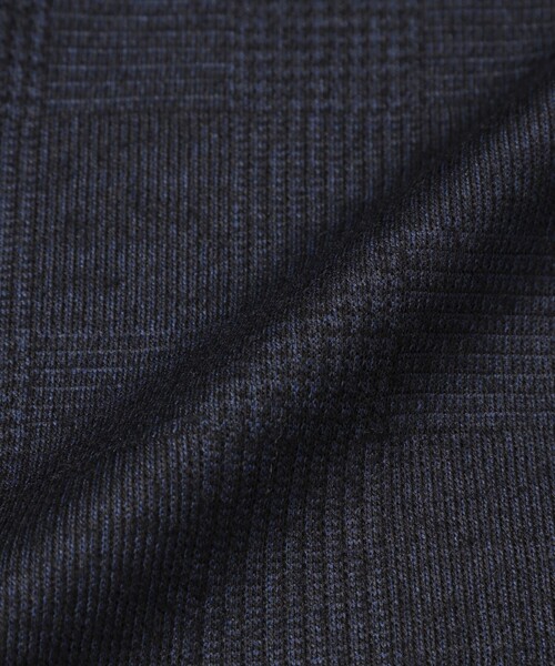 ジャケット テーラードジャケット 「FLEX JERSEY」グレンチェックセットアップジャケット メンズの画像