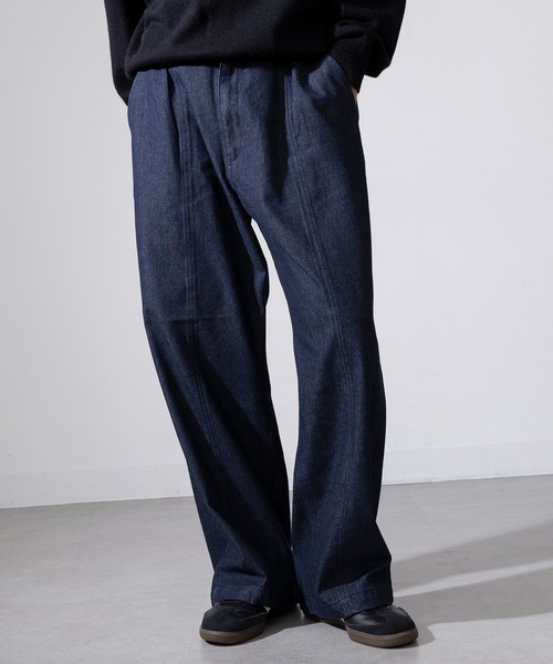 machatt タックテンパードデニム　サイズ38 MAGASIN DE MODE Brew ジーンズ 「MAGASIN DE MODE Brew」センター