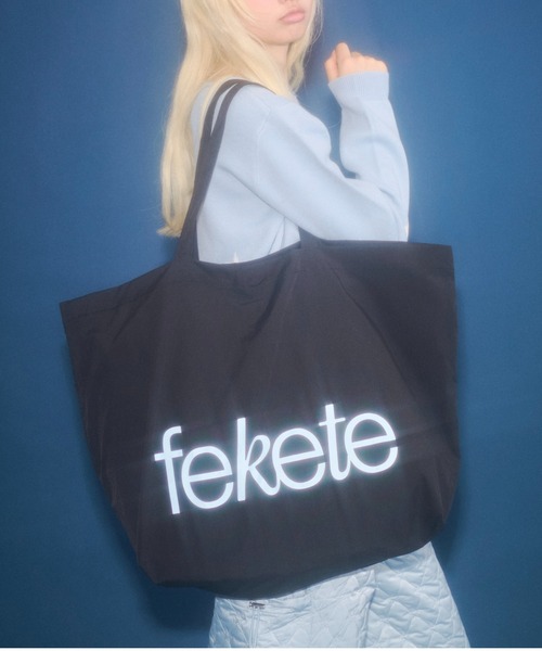 FEKETE（フェケテ） トートバッグ fekete big tote bag / feketeロゴ