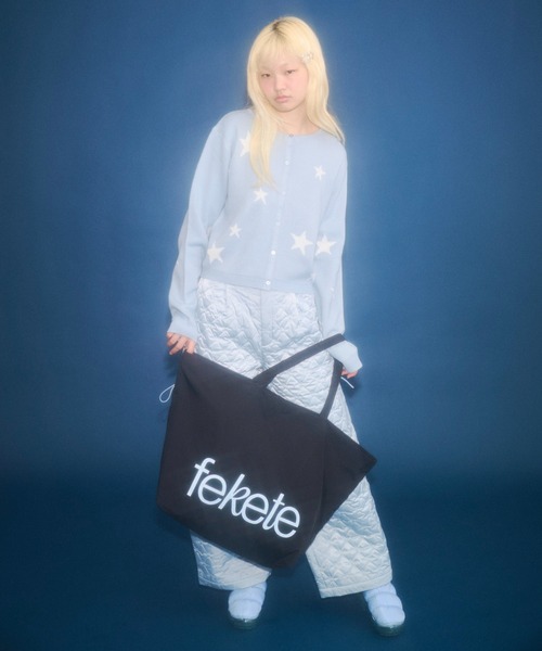 FEKETE（フェケテ） トートバッグ fekete big tote bag / feketeロゴ