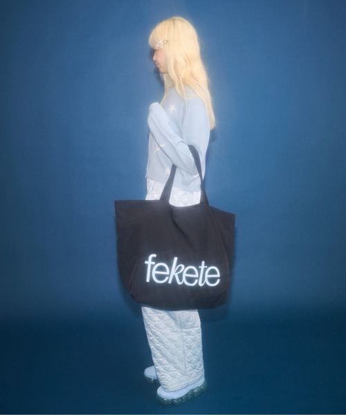 FEKETE（フェケテ） トートバッグ fekete big tote bag / feketeロゴ