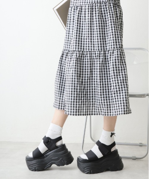 「DEMETER」 フラットサンダル S ブラック レディース_画像8