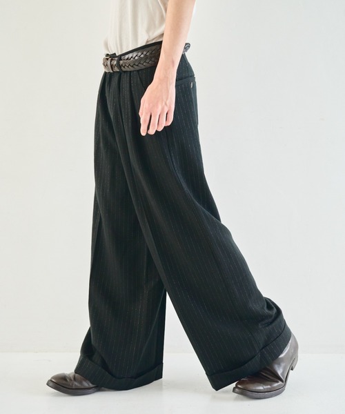 Camphor wood スラックス SMALL ネイビー メンズ : ZOZOTOWN Yahoo!店