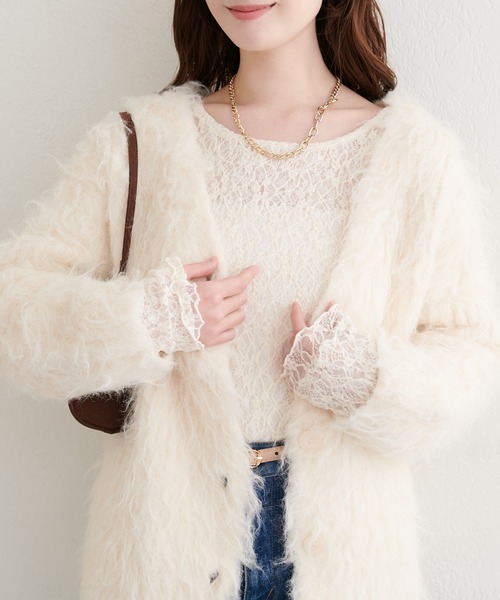 natural couture tシャツ リバーシブルレーストップス レディース