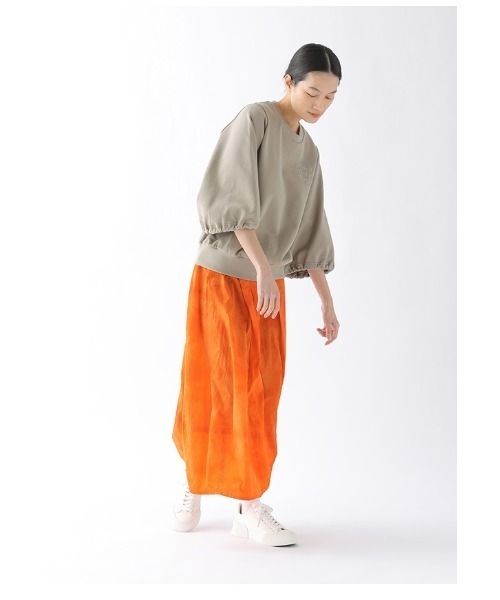 「ZUCCa」 スウェットカットソー M size ベージュ レディース_画像7