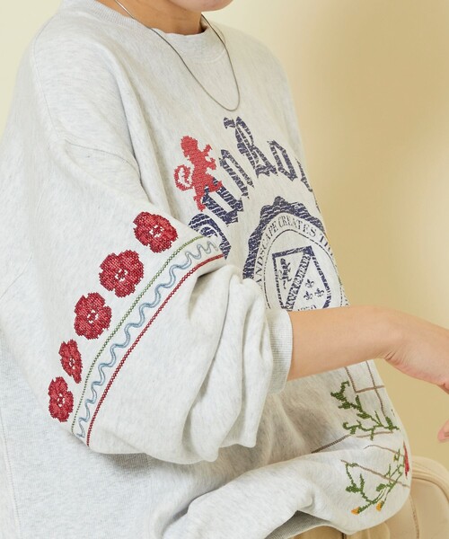 Freada（フリーダ） スウェットカットソー ONE SIZE グレー レディース