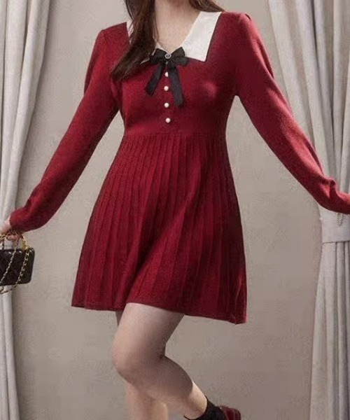 gossip!ロサンゼルス ワンピース 「Y2Kガーリー」ヴィンテージ風リボン