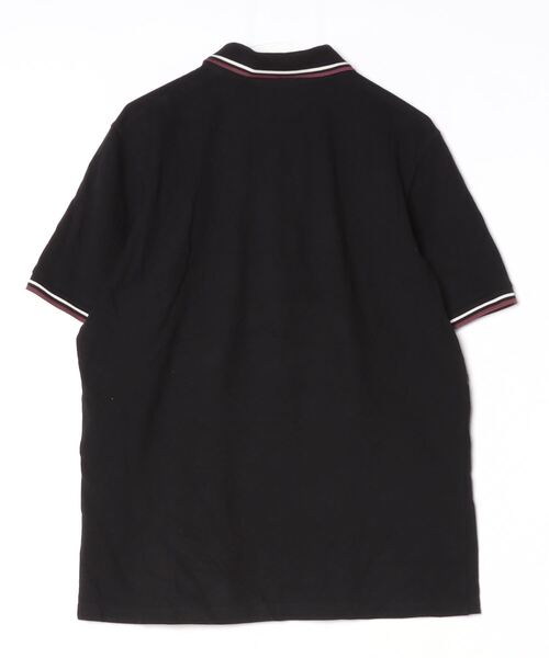 「FRED PERRY」 半袖ポロシャツ 46 ブラック メンズ_1