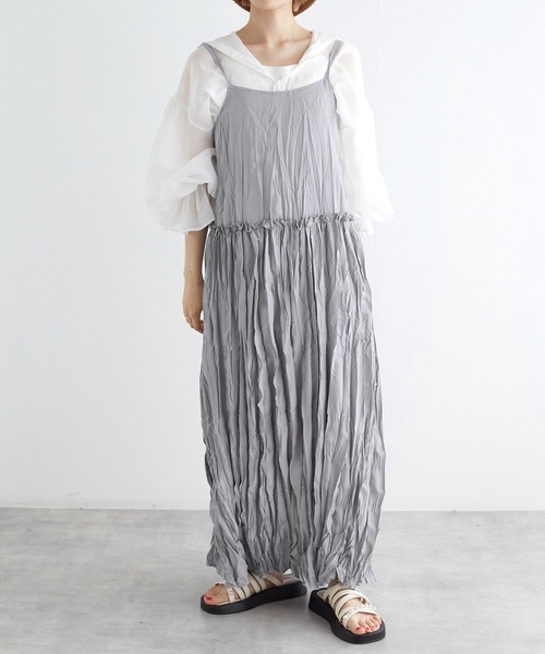 「w closet」 サロペットスカート FREE ブラック レディース_画像6