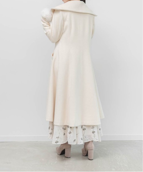 新品タグ付♡RANDA ドレスアップコート♡0サイズ RANDA（ランダ） コート チェスターコート 2WAY ショールカラーロング