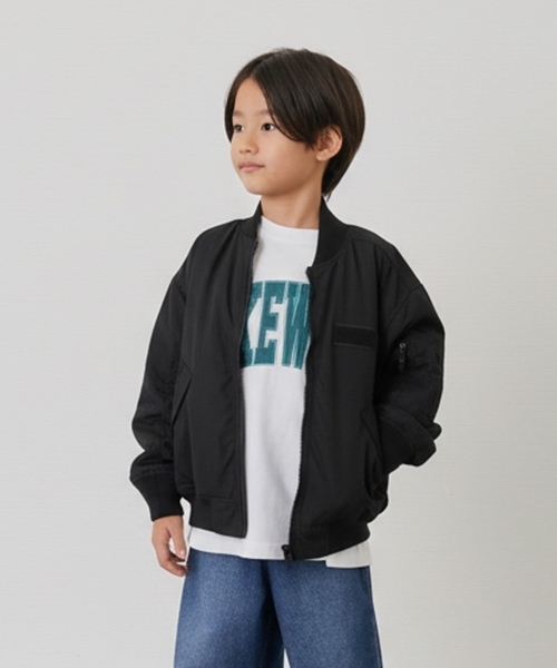 GLAZOS（グラソス） ma1 ma-1 「SKIT0LY」「リバーシブル」MA-1 キッズ