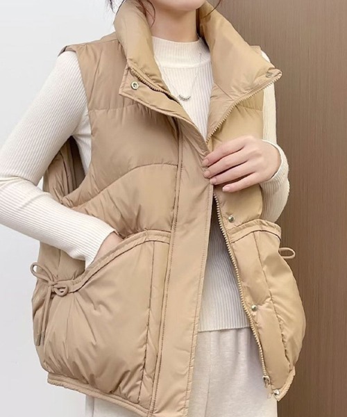 Sally Lunn ダウンベスト ベスト 中綿フェイクダウンベスト レディース