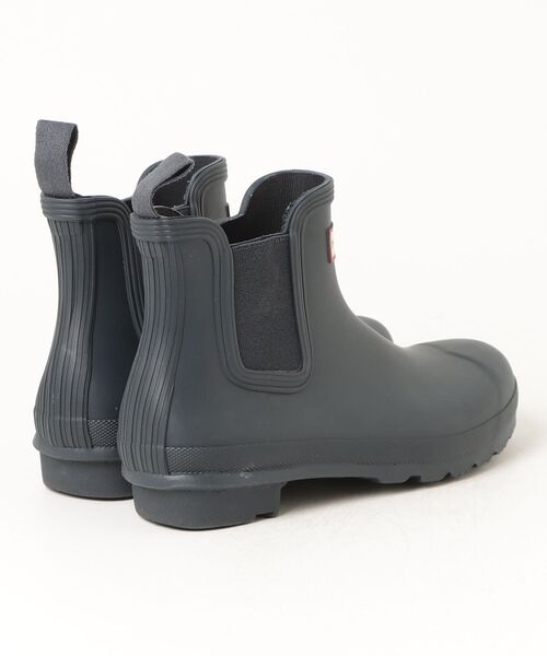 「HUNTER」 レインブーツ US8 ネイビー レディース_画像2