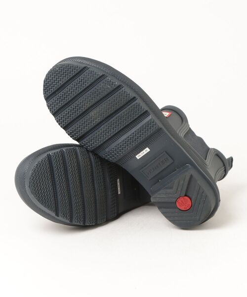 「HUNTER」 レインブーツ US8 ネイビー レディース_画像3