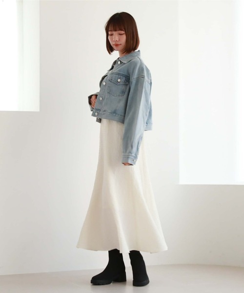 「archives」 キャミソールワンピース MEDIUM アイボリー レディース_画像4