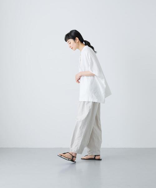 「かぐれ」 7分袖ブラウス FREE ラベンダー レディースの画像
