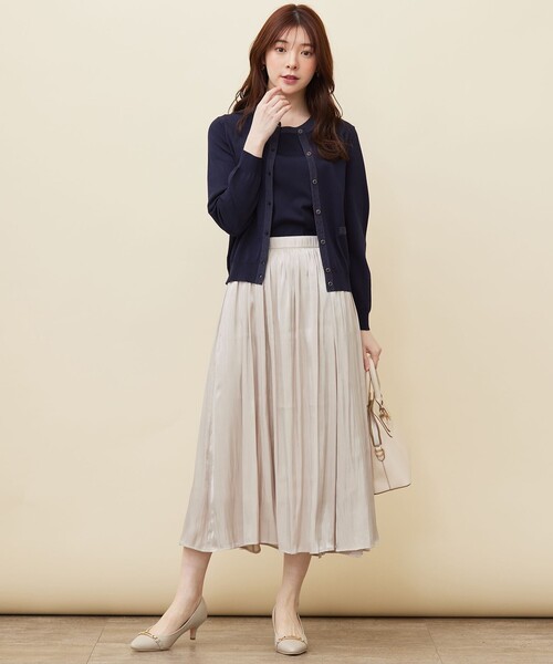 「ANY SIS」 ニットアンサンブル 2 ホワイト レディース_画像7