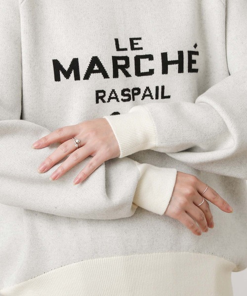 「CLOCHE」 長袖ニット FREE アイボリー レディース_画像7