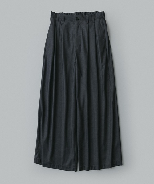 remer ワイドパンツ パンツ CLASSIC TR WOOL DEEP TUCK TROUSERS
