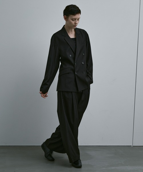 remer ワイドパンツ パンツ CLASSIC TR WOOL DEEP TUCK TROUSERS