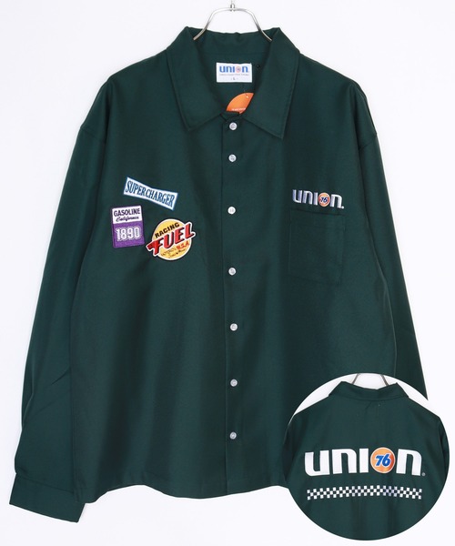 76」 長袖シャツ L ダークグリーン メンズ : ZOZOTOWN Yahoo!店 - 通販