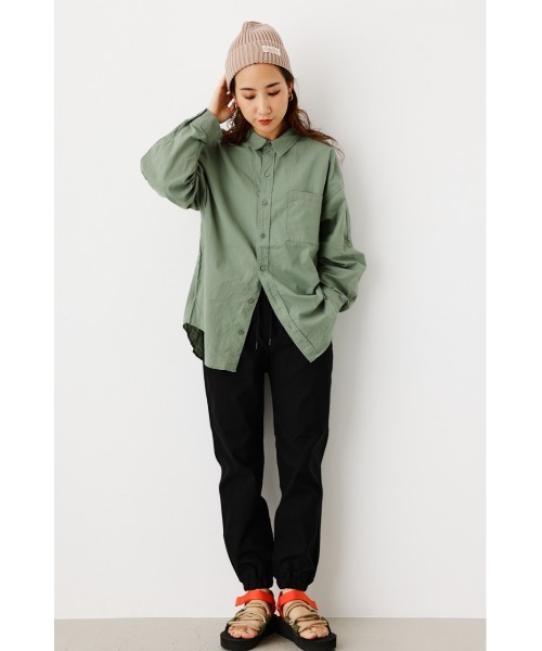 「RODEO CROWNS WIDE BOWL」 イージーパンツ SMALL カーキ レディース_画像3