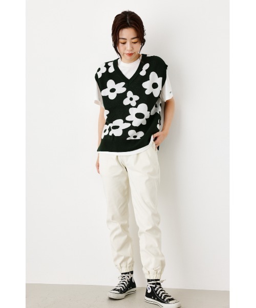 「RODEO CROWNS WIDE BOWL」 イージーパンツ SMALL カーキ レディース_画像8