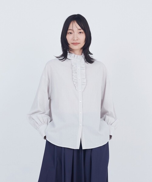 ADIEU TRISTESSE（アデュートリステス） ブラウス シャツ コットン 