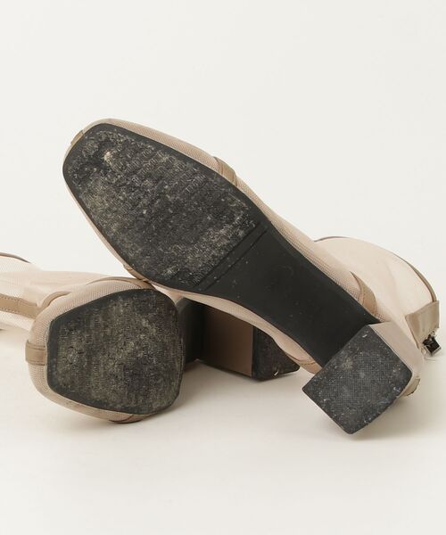 「niana」 ショートブーツ 23.5cm ベージュ レディース_画像3