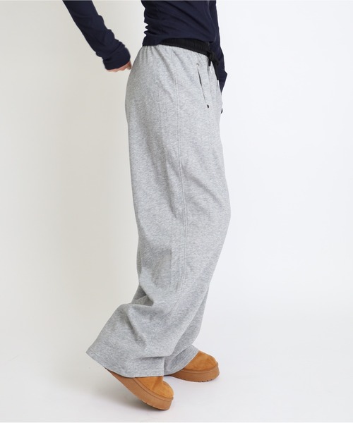 ワイドパンツ スウェットパンツ ジャージ ワイドスウェットパンツ