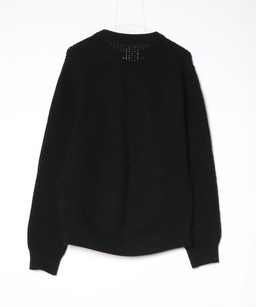 「FACTOTUM」 長袖ニット 46 ブラック メンズ_画像2