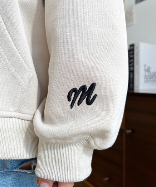 「LOULOU select」 ジップアップパーカー L ブラック レディース_画像4