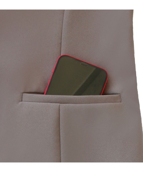 「RUIRUE BOUTIQUE」 パンツスーツ 3L グレー レディース_画像2