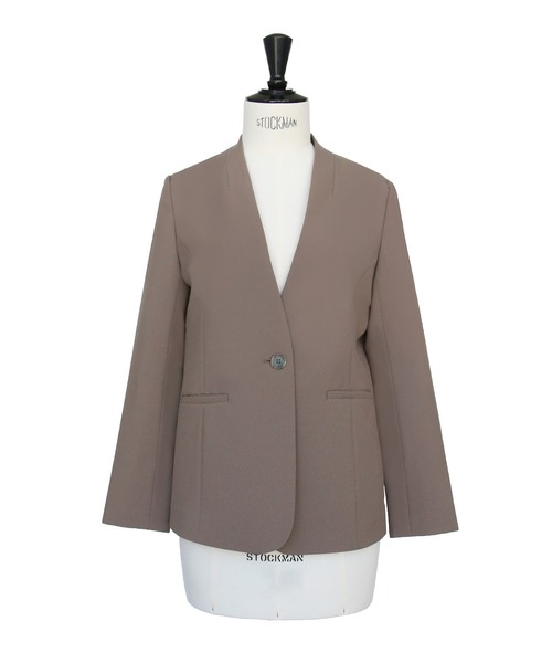 「RUIRUE BOUTIQUE」 パンツスーツ 3L グレー レディース_画像4