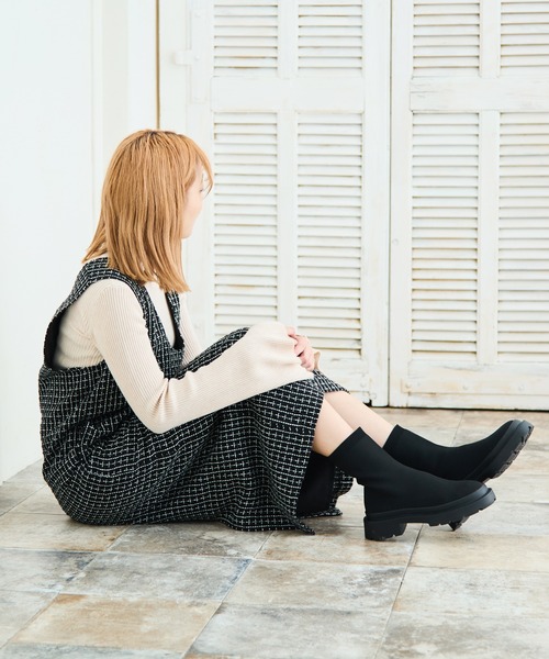 「attagirl」 ブーツ L ブラック レディース_画像8