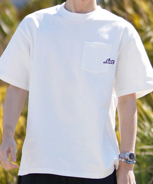 LOST（ロスト） tシャツ メンズ 半袖 Tシャツ LOST POCKET TEE LM6S