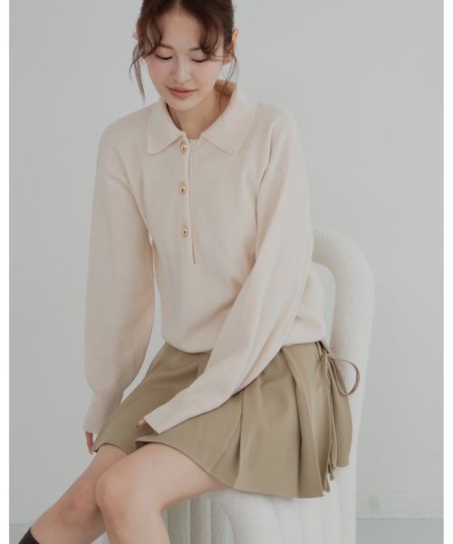 「JUMELLE」 長袖ニット MEDIUM アイボリー レディース_画像8