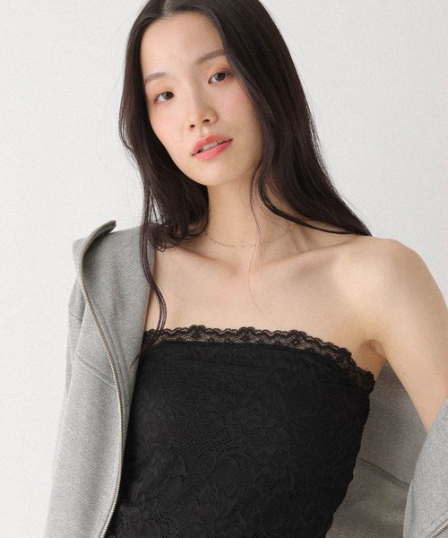 Heather（ヘザー） チューブトップ ベアトップ レースベアトップ