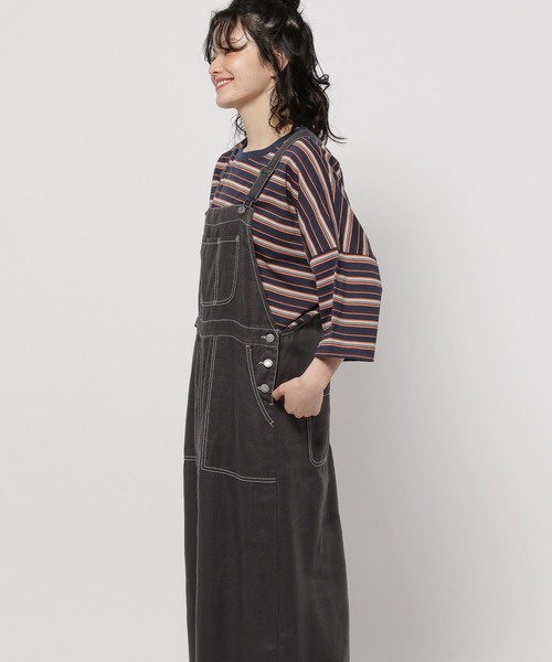 「niko and...」 サロペットスカート LARGE アイボリー レディースの画像