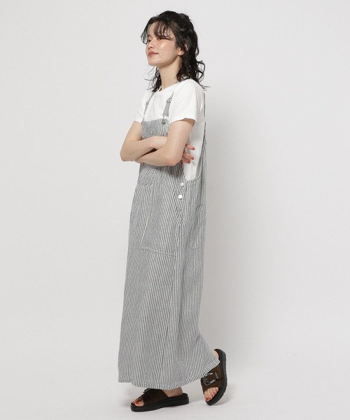 「niko and...」 サロペットスカート LARGE アイボリー レディースの画像